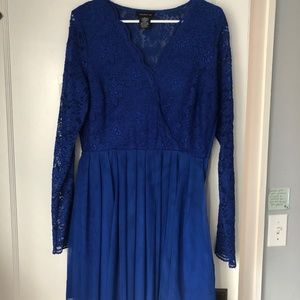 Blue Short Dress